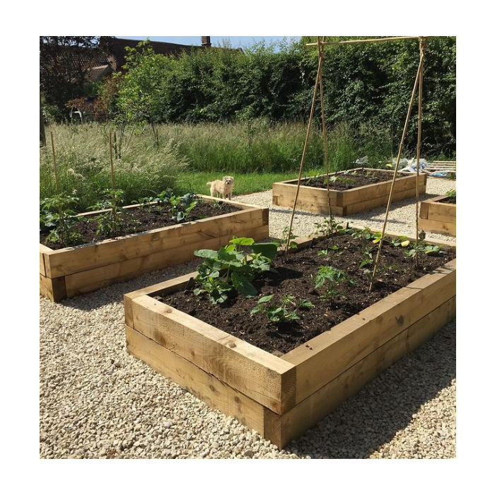 Pack de 56 mini traverses de bois traitées UC3 | 2,4 m x 150 mm x 75 mm – Image 4