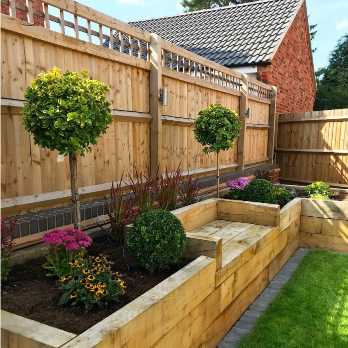 Pack de 56 mini traverses de bois traitées UC3 | 2,4 m x 150 mm x 75 mm – Image 5